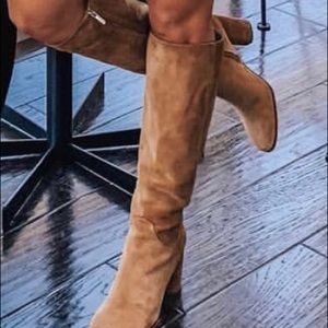 Sam Edelman Knee High Boots Brown